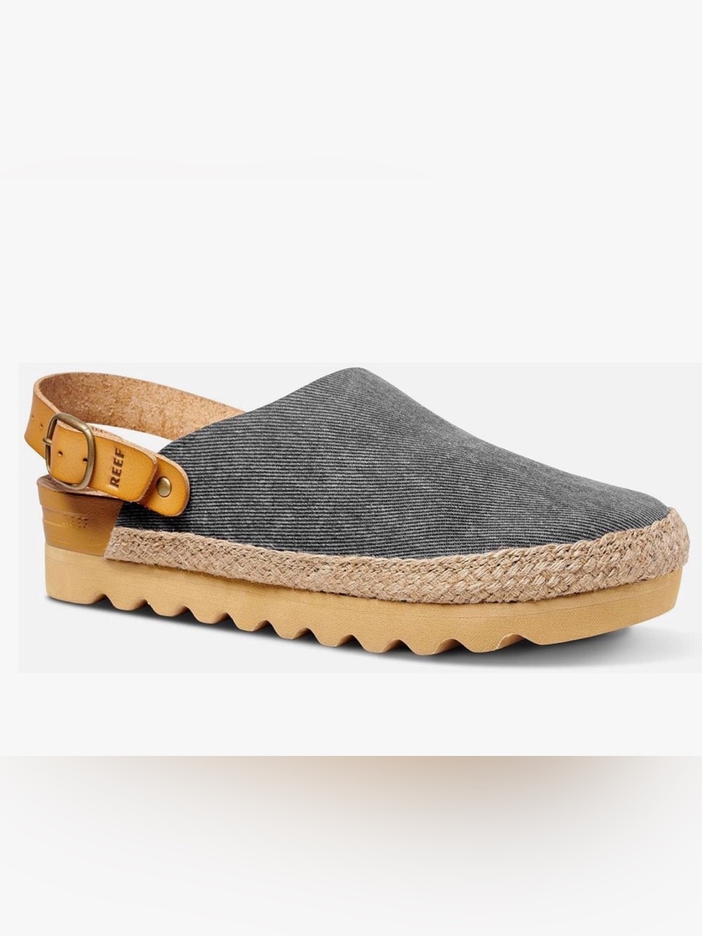 REEF Beach Bum Sage Slip-on Clogs Espadrilles Shoes Boho Comfort 8